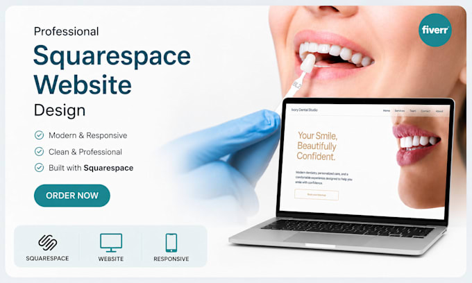 design a dentist website that attracts more patients