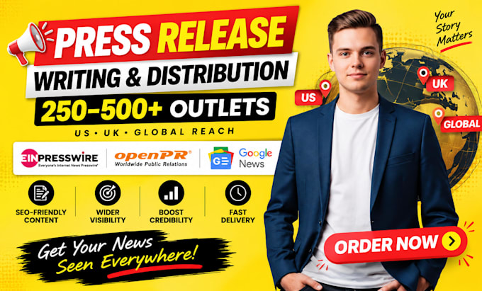 do US UK press release pr distribution via ein presswire news release