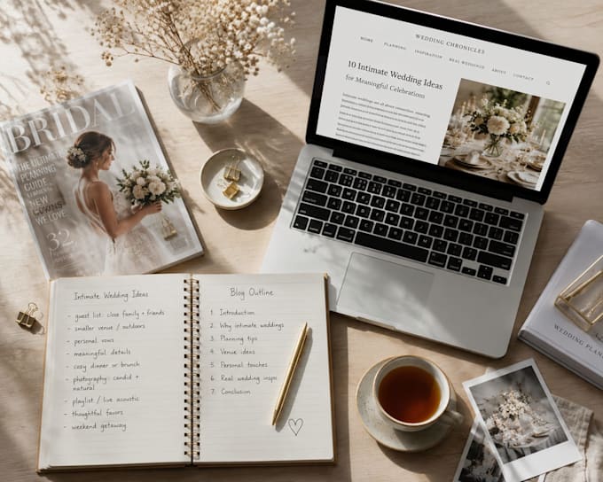 write SEO wedding and bridal blog articles