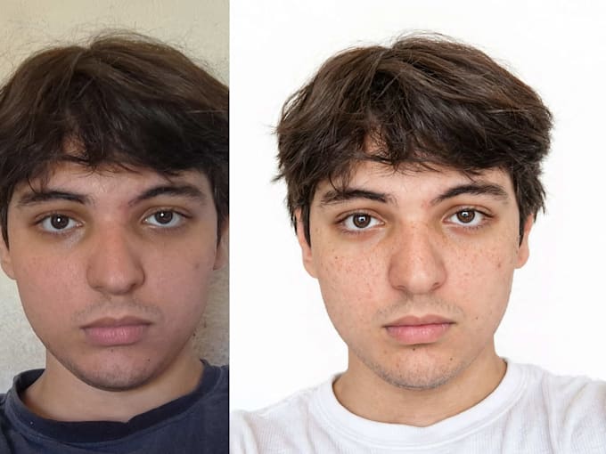 do your clean headshot photo with ai