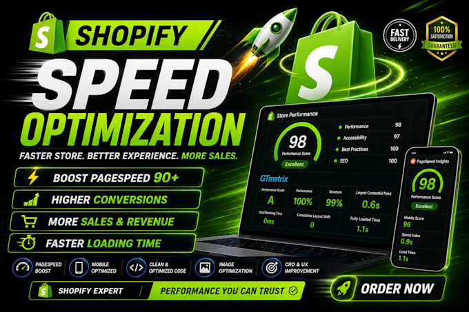 shopify page speed, shopify speed optimization, page speed