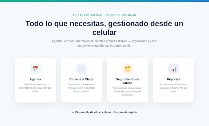 asistente virtual gestion y organización desde móvil