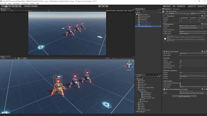 create 3d full unity games, prototypes, scripts and game assets