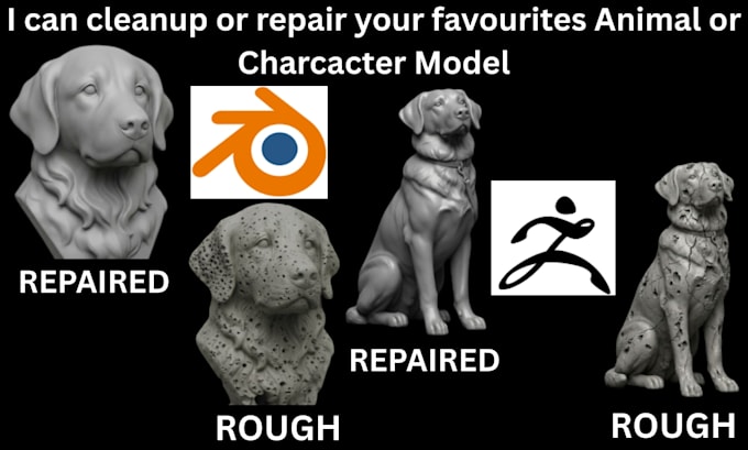 repair, modify, fix stl files , optimize 3d models and mesh for 3d printing