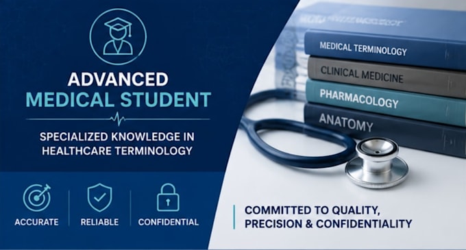 provide medical translation, interpreting, data entry and virtual assistance
