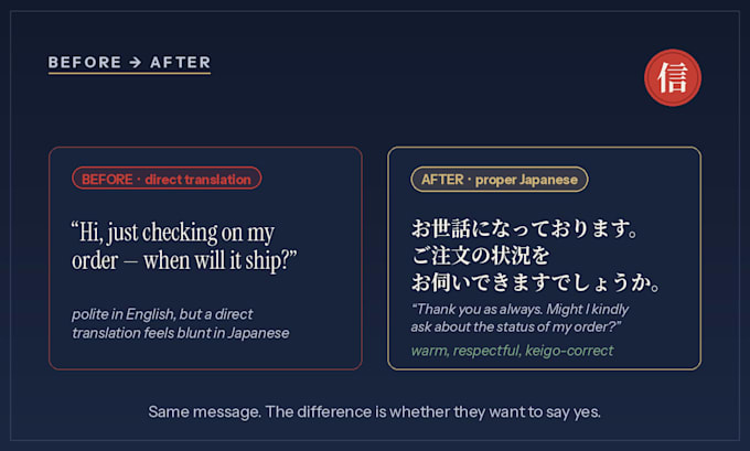 write japanese business emails that build trust