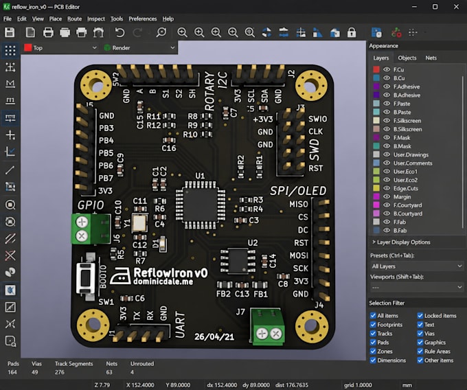 design electronic circuits, pcb, embedded systems and robotics projects