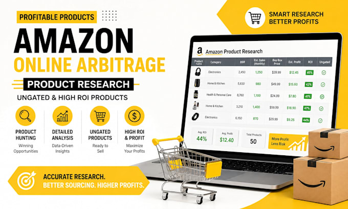 do amazon online arbitrage product research ungated amazon product research