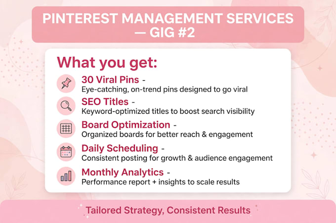 be your pinterest manager for growth and create viral pins