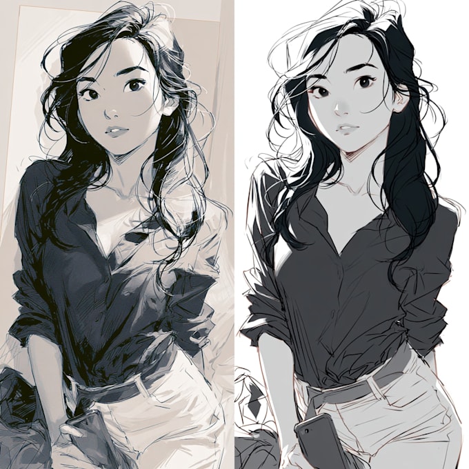 draw anime and manga illustrations
