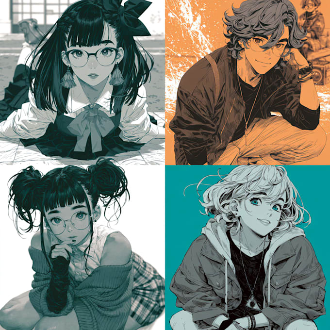 draw anime and manga illustrations