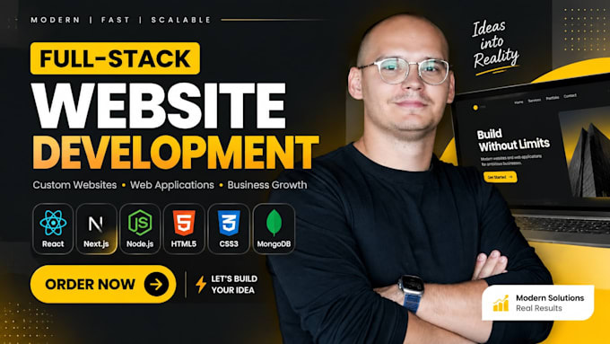 build custom website, website development, full stack developer, front end