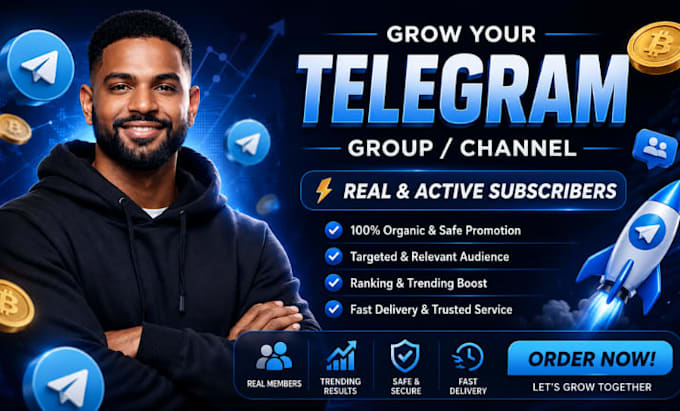 grow crypto telegram promotion, crypto telegram marketing, telegram subscribers