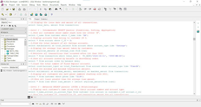 write, fix, and optimize oracle sql and pl sql queries