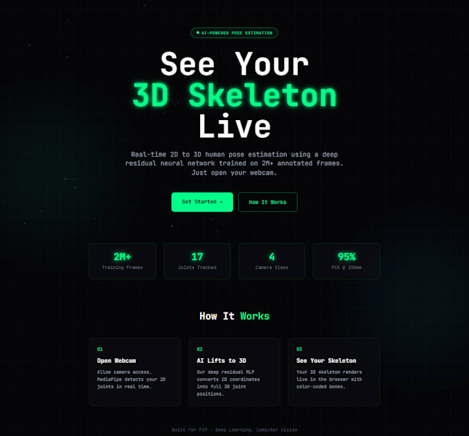 build a custom pose estimation and motion tracking system