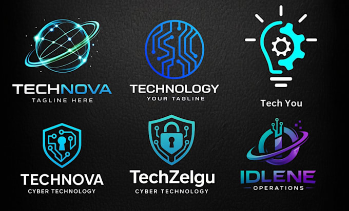 do tech software security digital startup logo