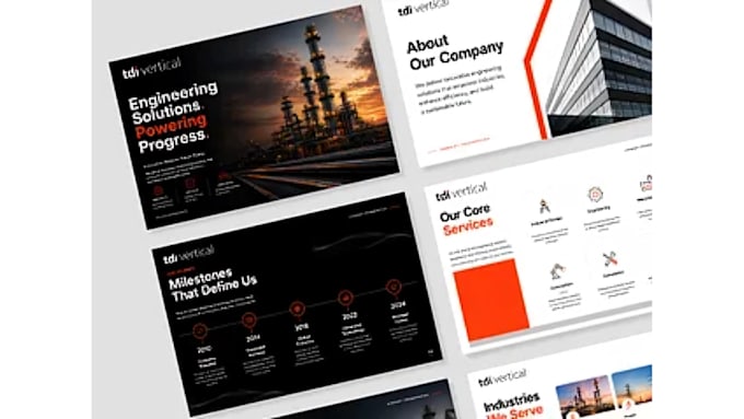create a professional corporate powerpoint presentation