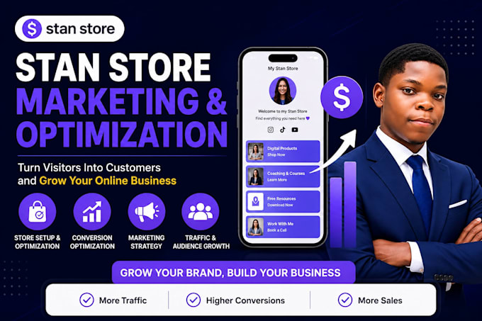 do stan store marketing, setup, optimization and SEO for digital products
