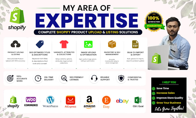 shopify product listing and management