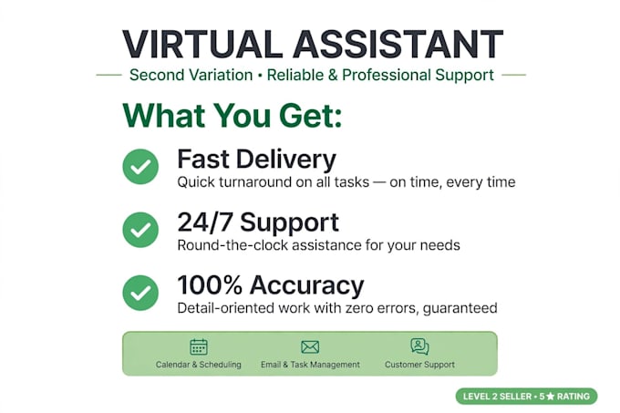 be your professional virtual assistant for data entry and admin work