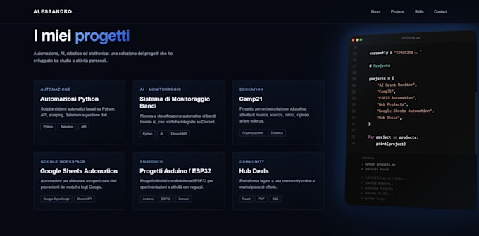 create a modern responsive website
