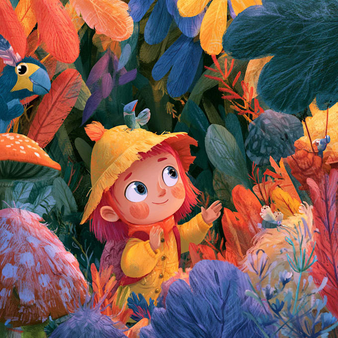 design children book illustration and children
