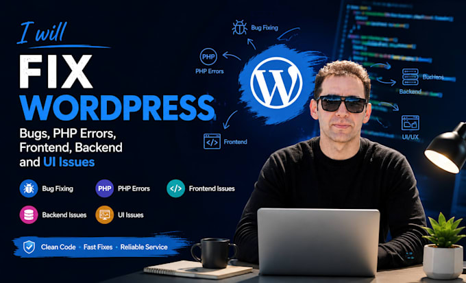 fix wordpress bugs and errors