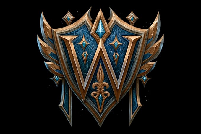 create logo designer anime, fantasy
