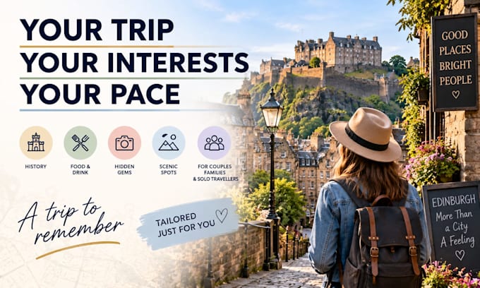 create your personalised edinburgh travel itinerary