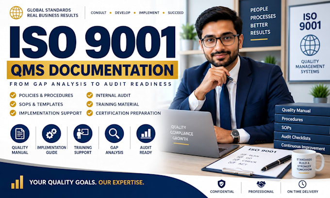 do iso 9001 qms documentation, implementation and audit preparation