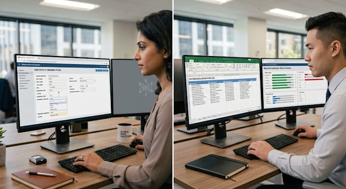 do professional data entry work