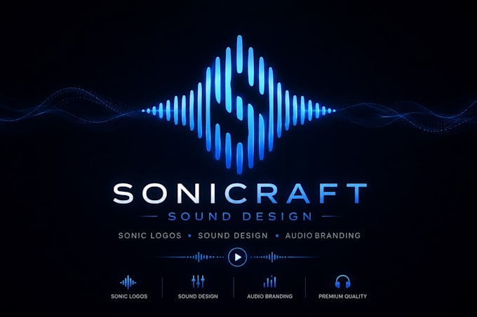 create a modern sonic logo and audio identity for your brand