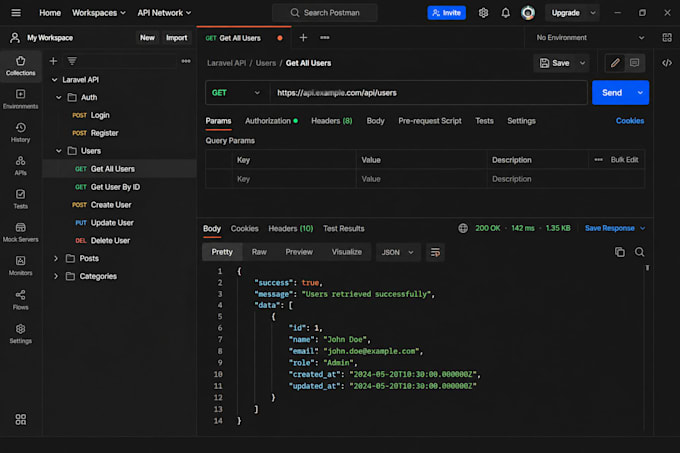 develop laravel rest API and integrate third party apis