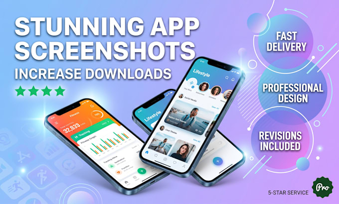 design aso app screenshots for play store and app store screenshots mockups
