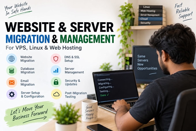 migrate your website, email or server to a new hosting