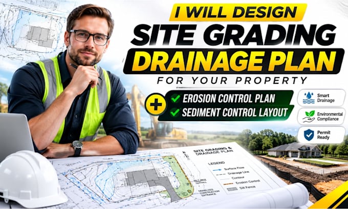 design erosion control plan and sediment control layout