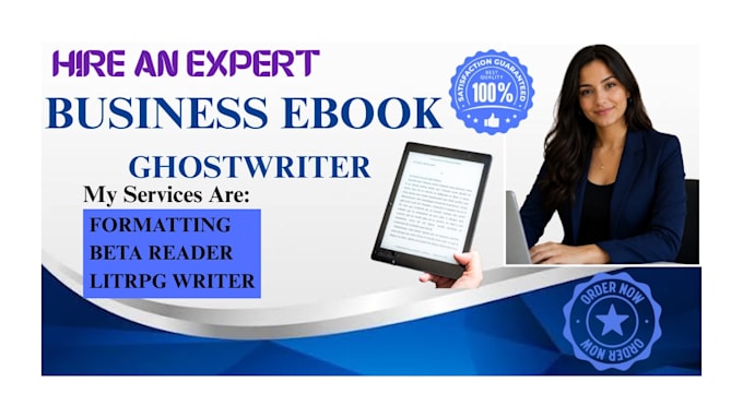 format, ghostwrite beta read, litrpg your business ebook