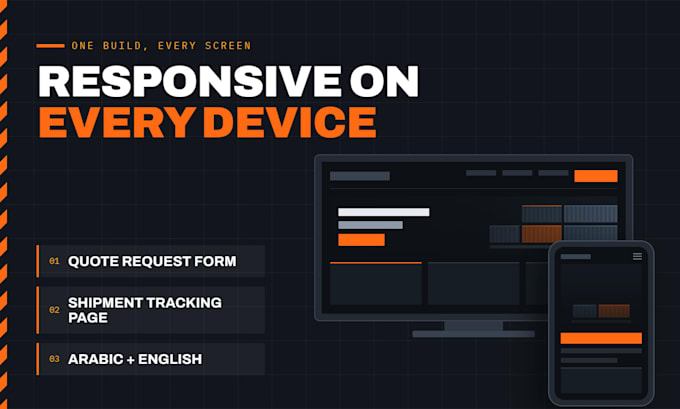 build a logistics website, trucking, courier and dispatch site