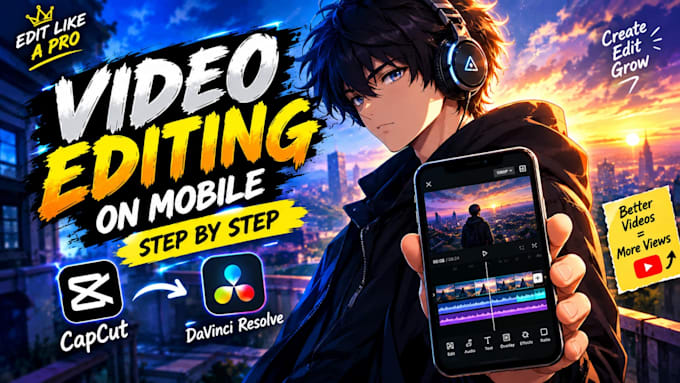 design an eye catching youtube thumnail
