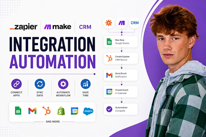 zapier automation make CRM integration workflow automation