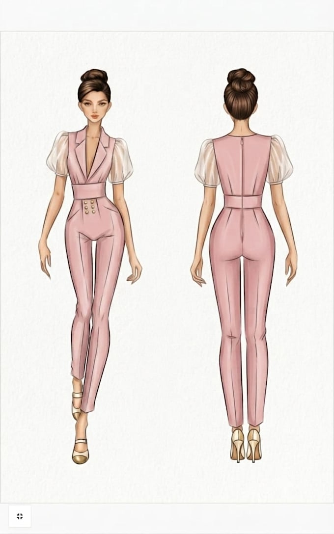 diseño de bocetos de moda