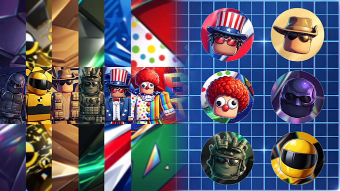 design custom banners, pfps, and icons for you