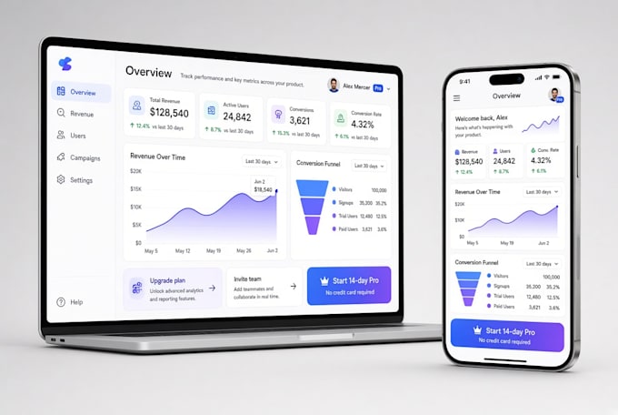 build a custom saas app or web application