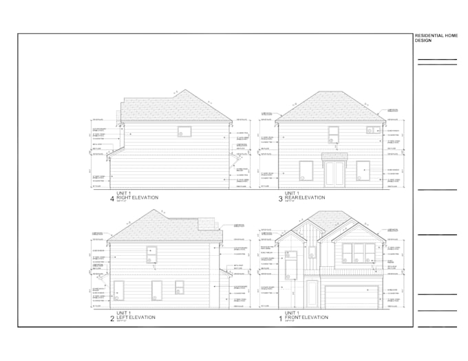 create 2d floor plans, architectural and permit drawings