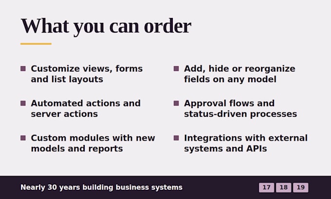 customize your odoo erp with custom modules views and workflows
