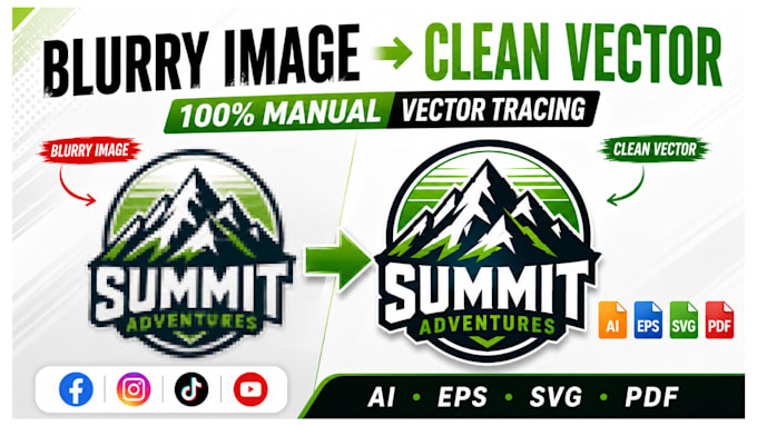 do vector tracing in adobe illustrator, manual vector tracing