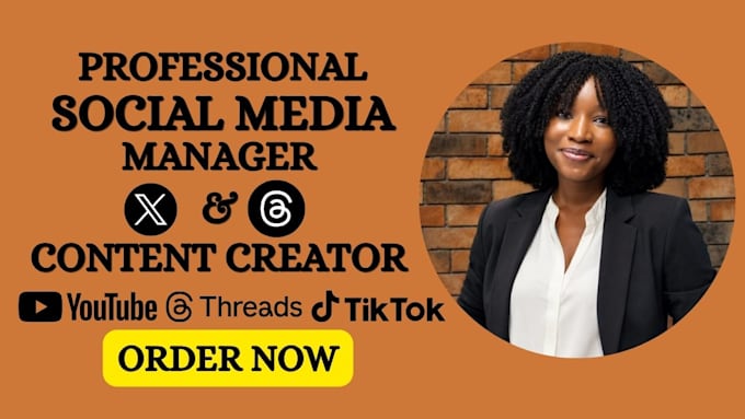 be your social medial manager and content creator