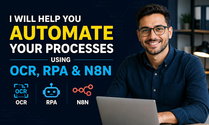 help you automate your processes using ocr, rpa, and n8n