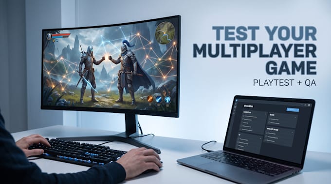 playtest your multiplayer game and provide QA feedback
