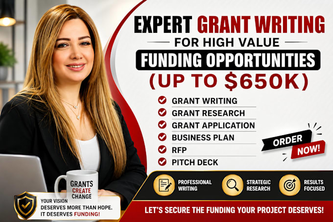 write small business grant proposals and grant applications